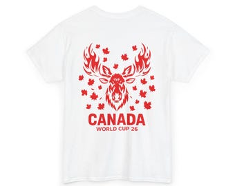 Canada Moose Head Tee | Maple Leaf World Cup 26