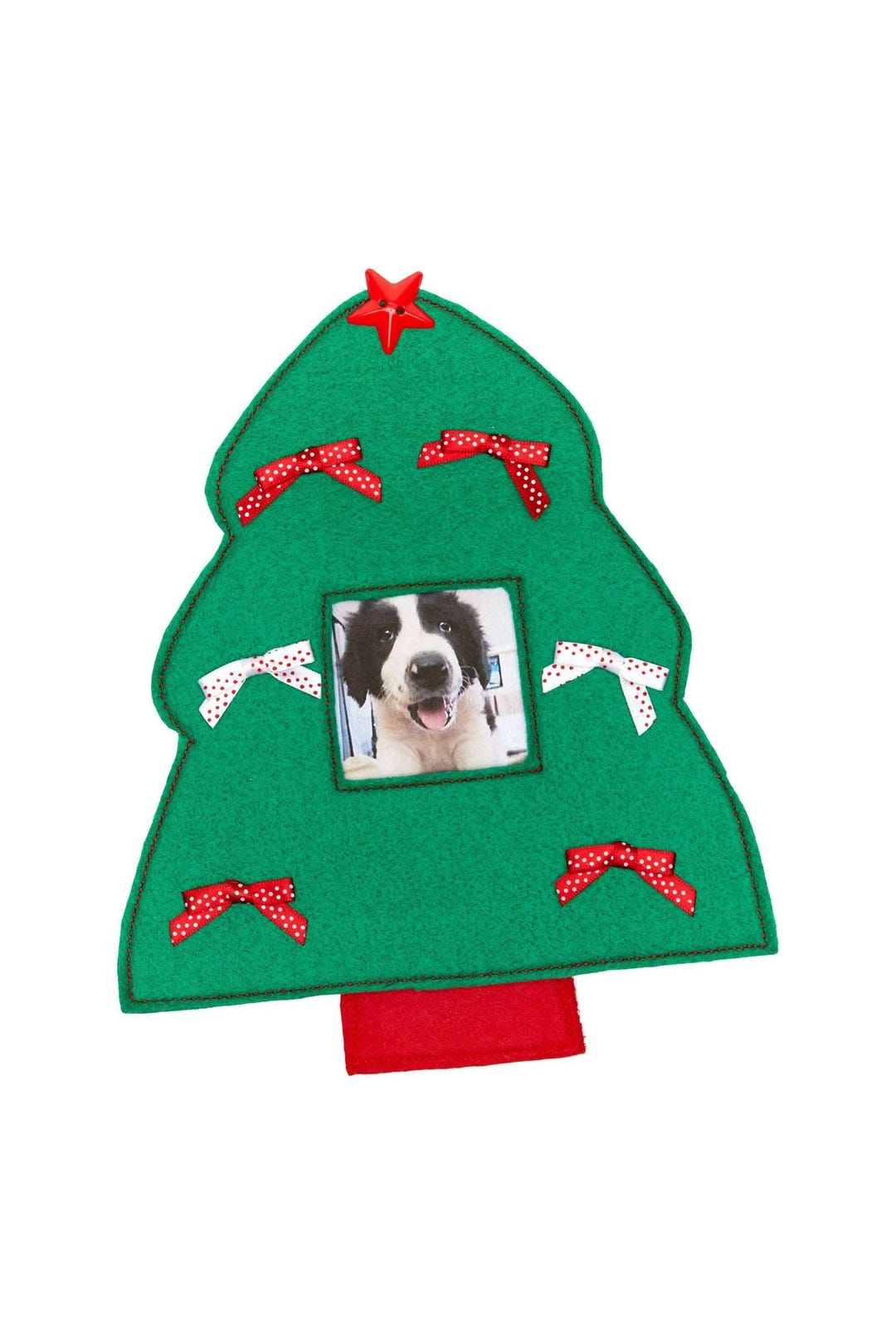 Christmas Tree Crochet Frame Pattern PDF, Cute Crochet Picture Frame ...