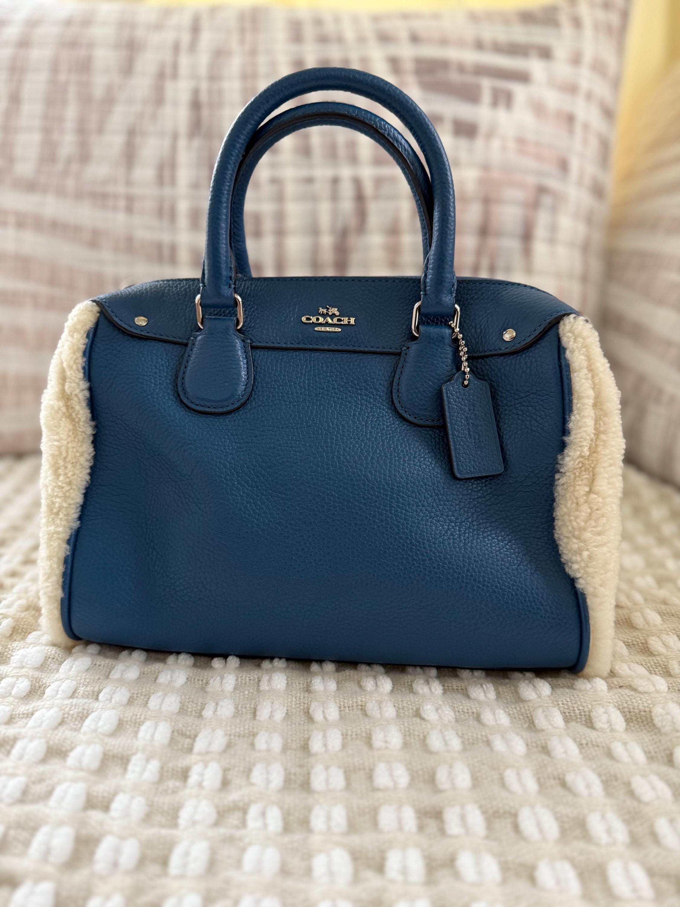 Vintage blue coach purse - Etsy 日本
