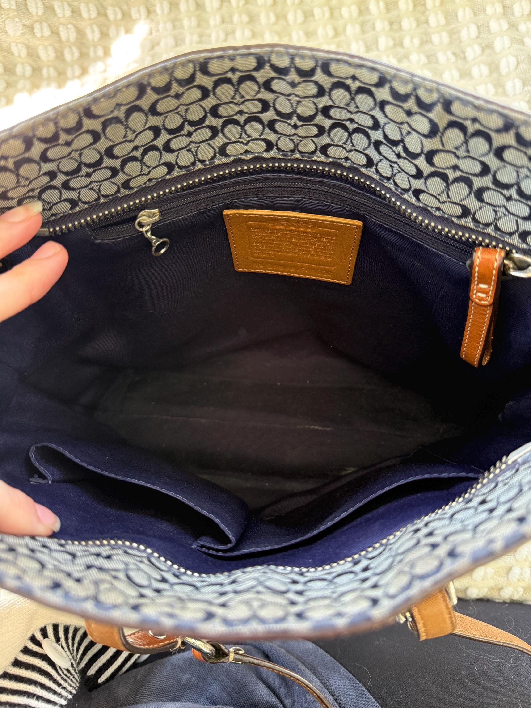 Y2k Vintage Coach Gallery Turn Lock Tote - Etsy