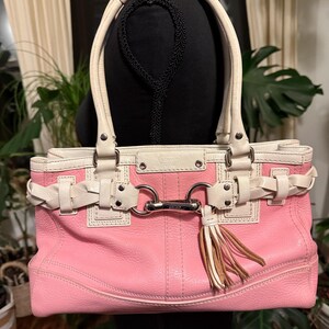 Coach Pink Hampton Bag - Etsy