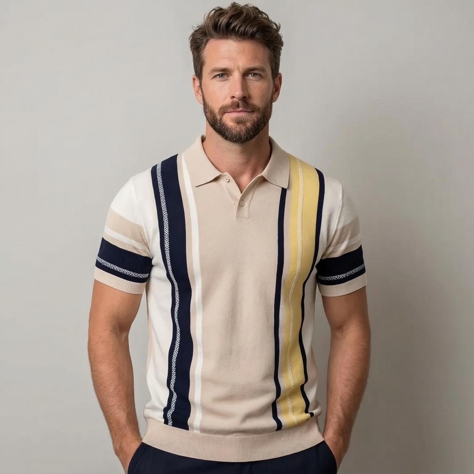 70s knit polo - Etsy 日本