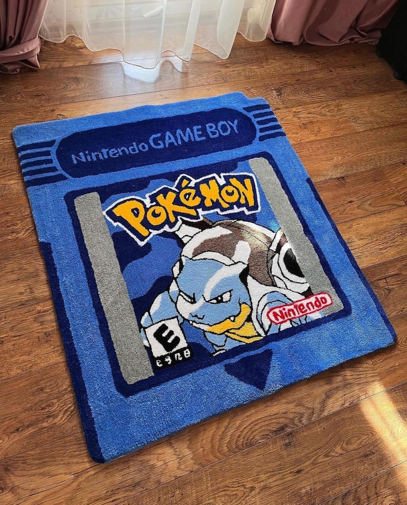 Nintendo Are Rugs Custom Tufted Design Rugs | Customized Tufting Shape Size Anime Rug ...