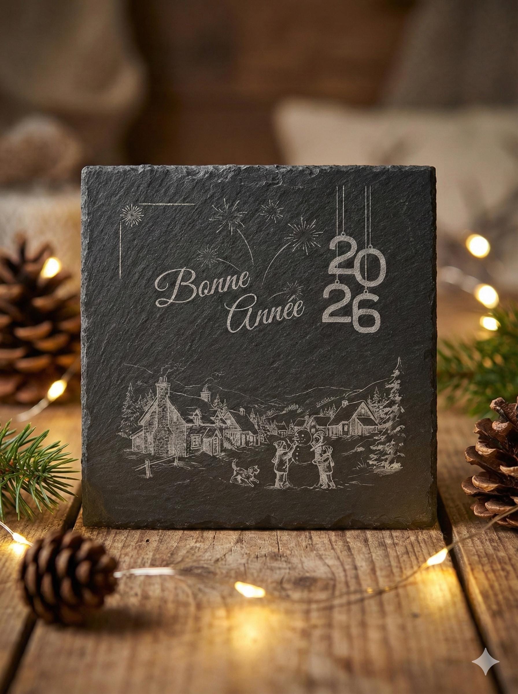 Dessous De Plat Ardoise, Rect. 15x9x0,4cm | OF SWITZERLAND