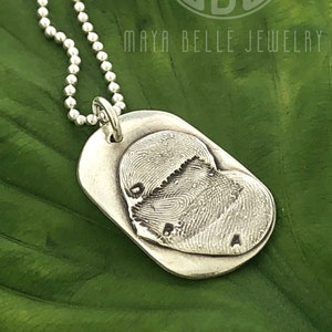 Pure silver dog tags Clearance