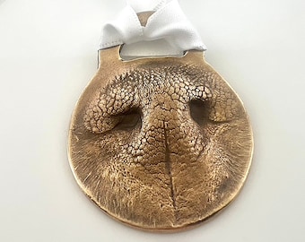Pet nose or paw print ornament