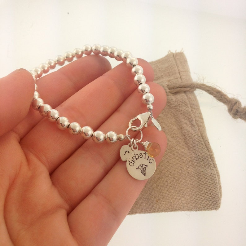 Medical bracelet diabetic bracelet cute medical bracelet Etsy