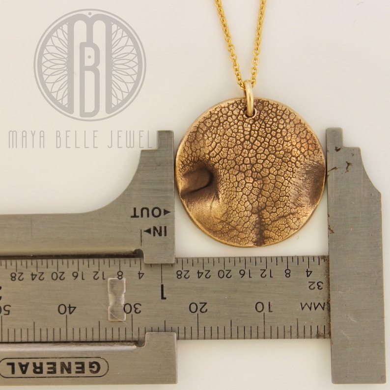 Gold Dog Nose Print Charm Necklace Custom Dog Nose Print Etsy