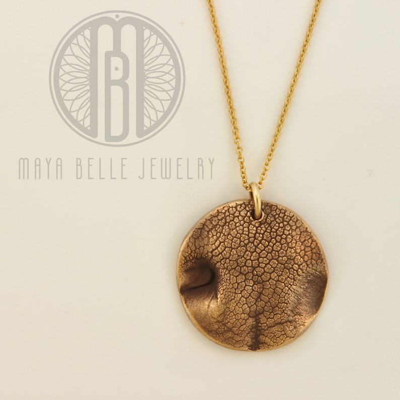 Gold Dog Nose Print Charm Necklace Custom Dog Nose Print Etsy