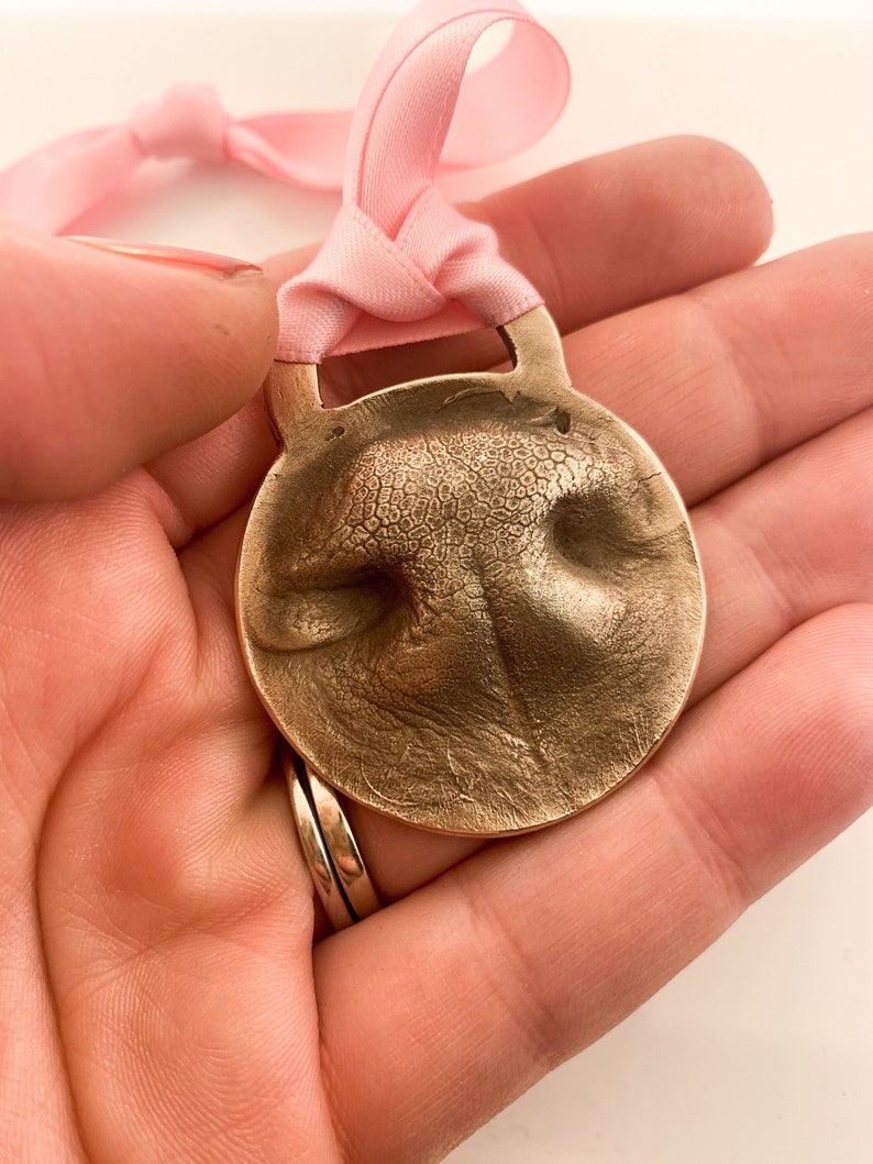 Pet nose or paw print ornament image 1