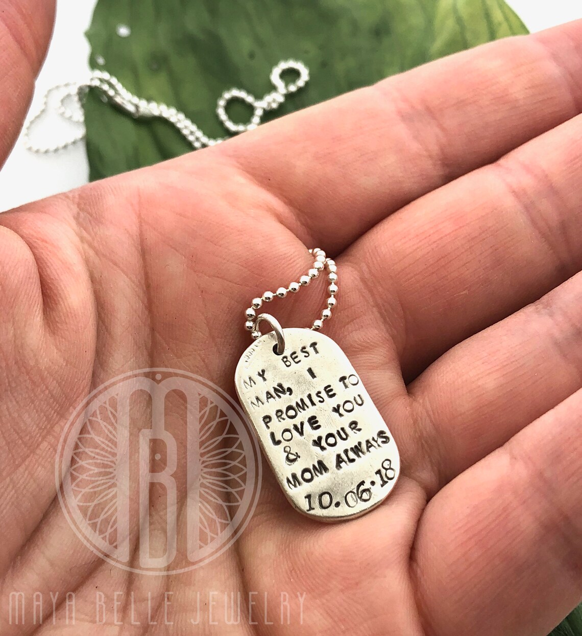 Pure silver dog tags Clearance