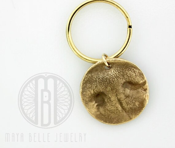 dog nose print keychain