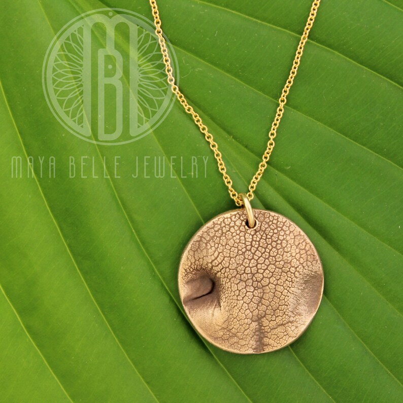 Gold Dog Nose Print Charm Necklace Custom Dog Nose Print Etsy