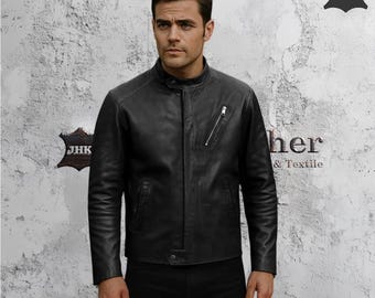 MOTO Biker Leather Jacket