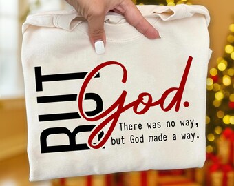 But God SVG: Christian Faith Shirt Design (Digital Download)