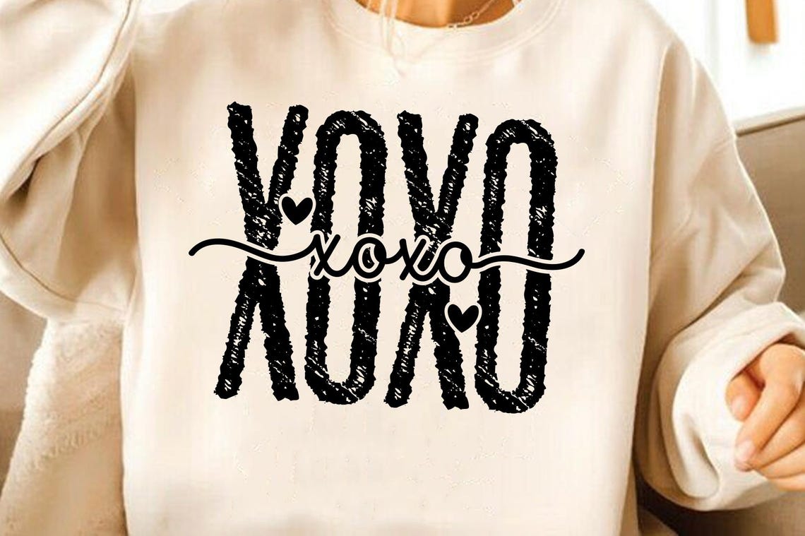 Retro Valentines XOXO SVG, Love Shirt Design (digital Download) - Etsy