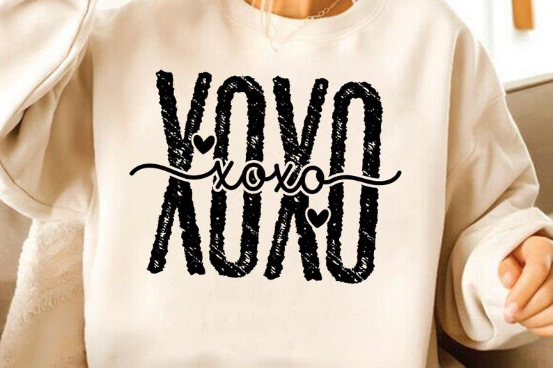 Retro Valentines XOXO SVG, Love Shirt Design (digital Download) - Etsy