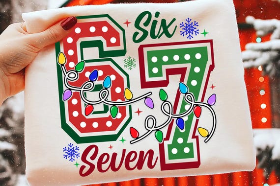 Funny Christmas 6-7 SVG: Meme Holiday Design (Digital Download)