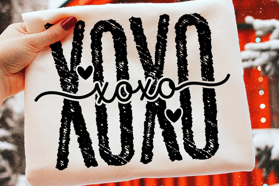Retro Valentines XOXO SVG, Love Shirt Design (digital Download) - Etsy