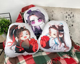 Wei Wuxian Lan Wangji Chibi Plushie - Danmei Donghua BL Gift