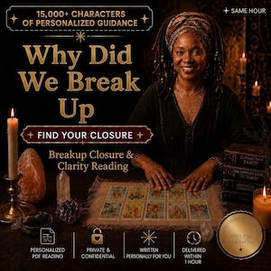 Why Did We Break Up? Closure Tarot Reading | Break Up Closure & Clarity PDF | Same Hour