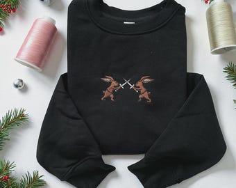 Kingdom Come Deliverance II Rabbit Embroidered Hoodie – A unique medieval-themed gift for dedicated gamers