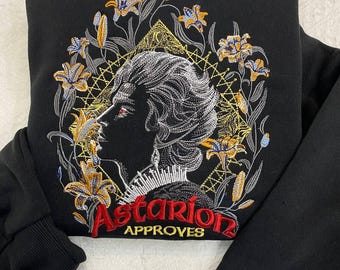 Shadowheart Baldur's Gate 3 Embroidered Hoodie, Gamer Gift