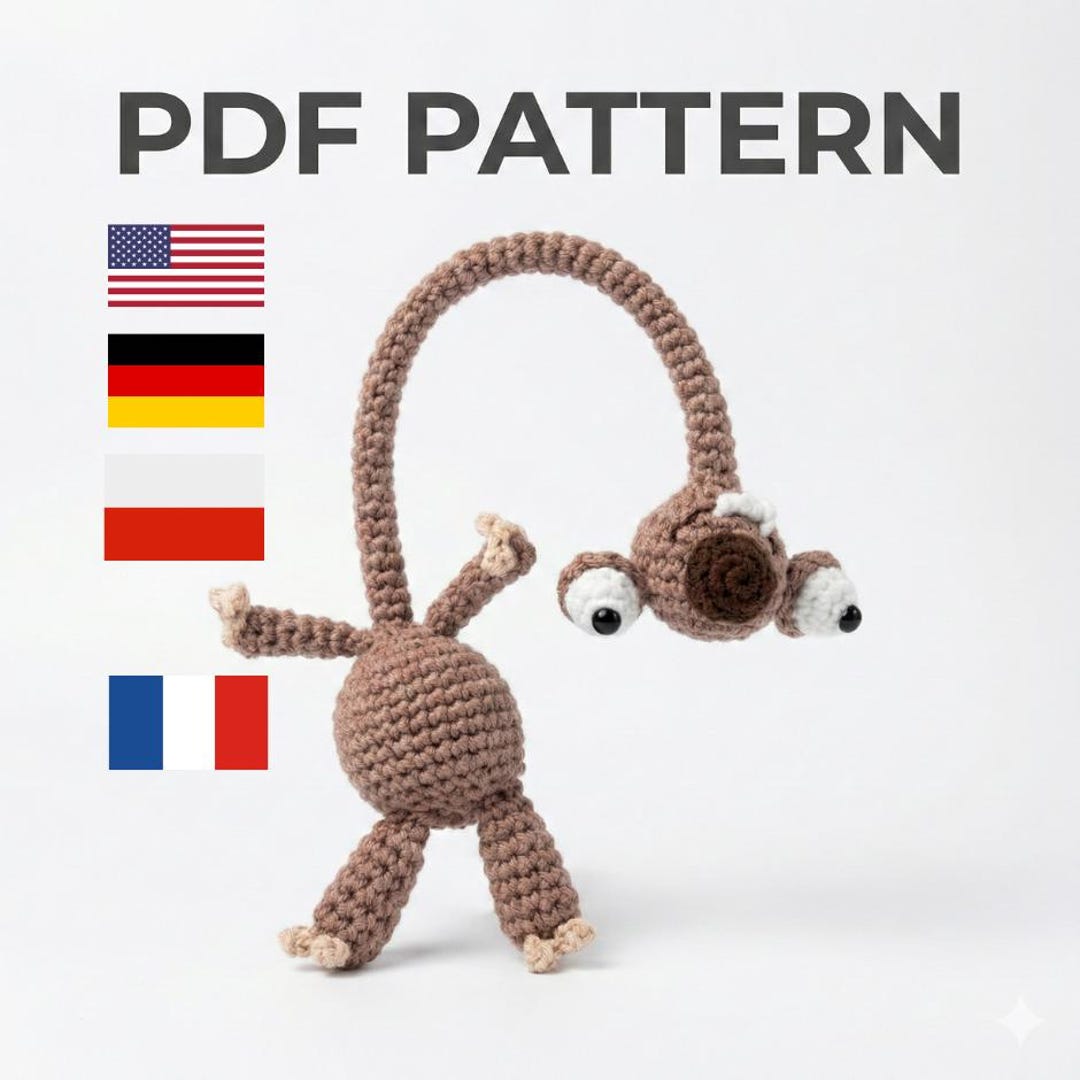 Crochet Sloth Pattern | Amigurumi Animal Tutorial, Forest Nature Toy ...