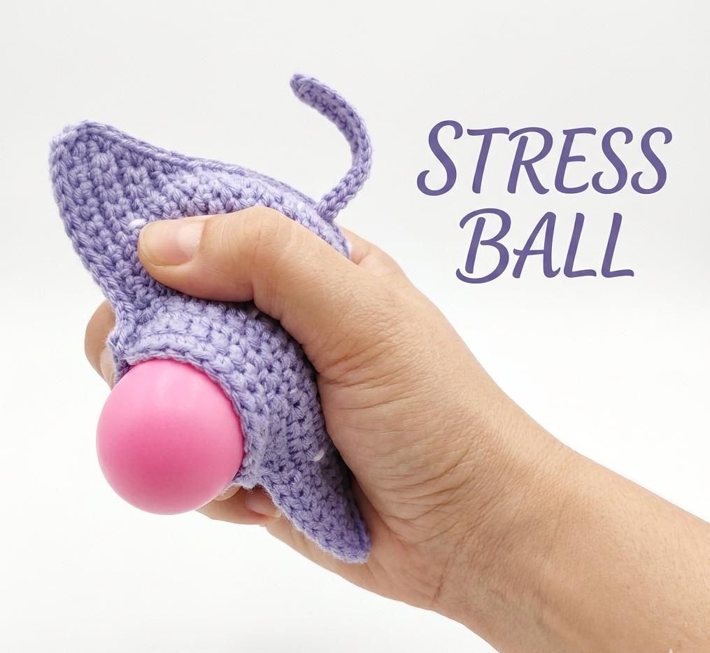 No Sew Anti-Stress Stingray Fidget Toy