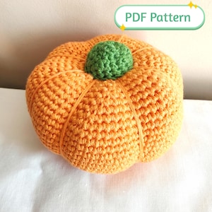 Crochet Pumpkin Pattern PDF: Amigurumi Tutorial (Digital Download)