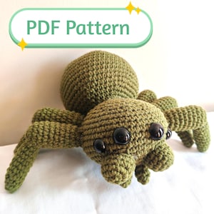 Amigurumi Spider Crochet Pattern: Halloween Plush Toy DIY (PDF Pattern)
