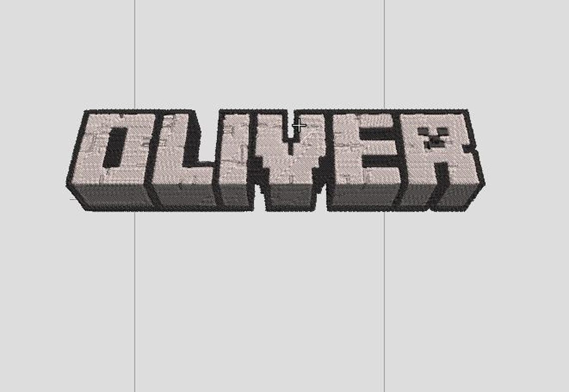 Minecraft Style Embroidered Name Logo | Pixel Name Patch | Custom Gamer ...