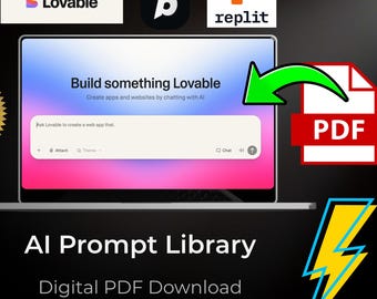 1000+ AI Prompts for No-Code SaaS Builders (Lovable, Bolt, Replit, V0): Build & Launch Faster