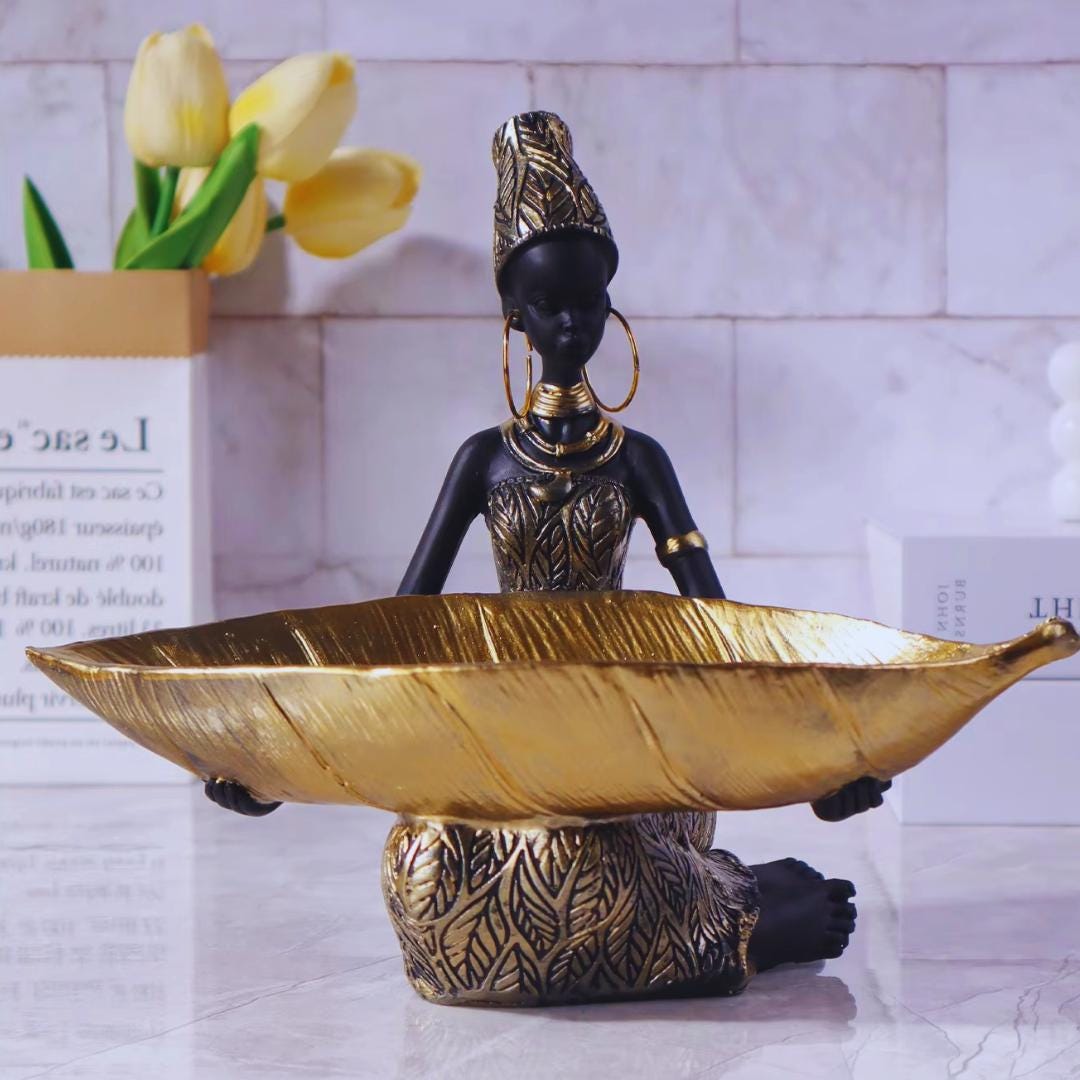 Wooden African Plate - Etsy