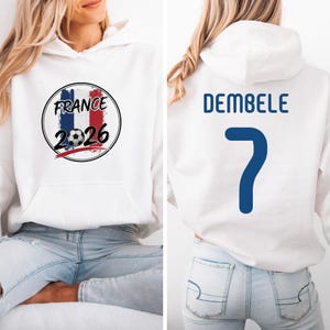 France Star Player Dembele #7 Shirt, Gift Soccer Sports Graphic Tee, World Tournament Sports Soccer Jersey Unisex T-Shirt image 4