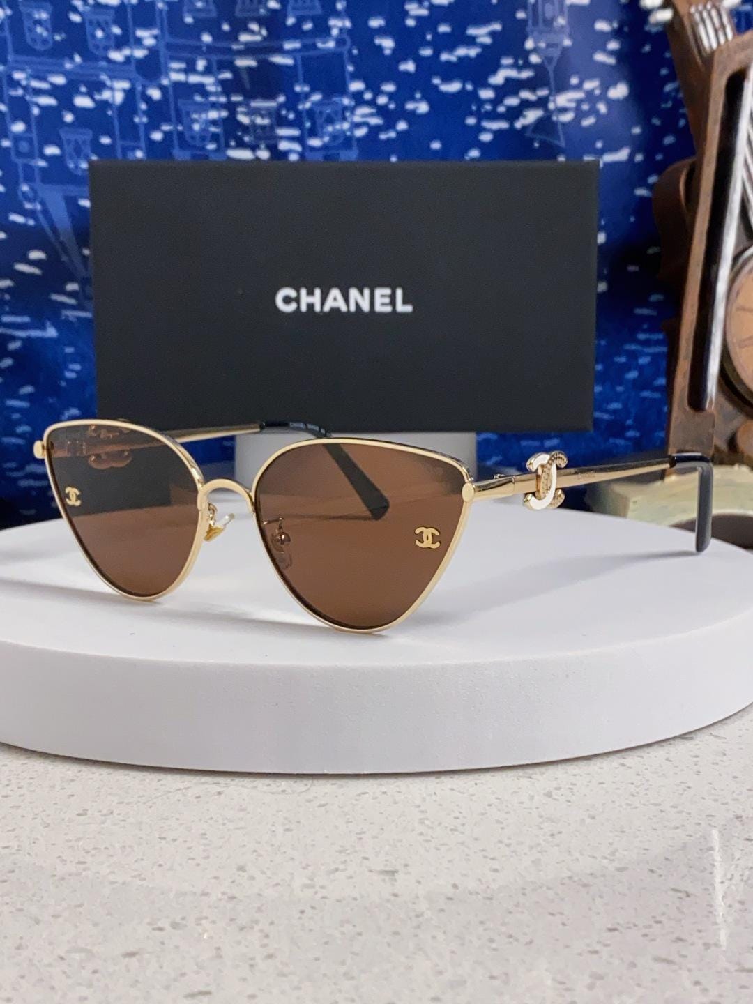 Eyewear Chanel 4222 18k Gold Chanel Sunglasses 4222 シャネル