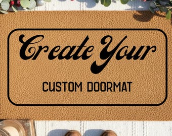 Personalized Doormat, Custom Door Mat, Personalized Gift, Custom Gifts, Housewarming Gift, Welcome Mat, Birthday Gift, Christmas Gift