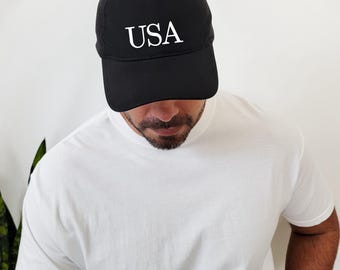 USA United States of America Hat, Unisex Independence Day Patriotic Outfit, July 4 Baseball Cap, Patriotic Cap