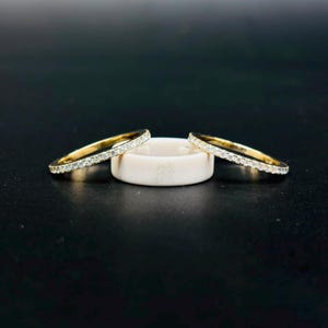 Oura Ring Gen 5 Cover Band, 14K Gold Diamond Ring Enhancer, Luxury Smart Ring Jacket, Stacking Band,Protector for Oura Ring Gen 5