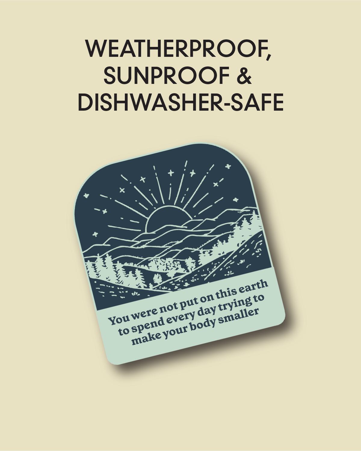Body Positivity Sticker Pack, Eating Disorder Recovery, Mountain Sunset ...