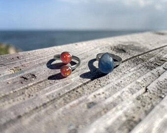 Handmade Ring Made From Beach Pollution • Ocean Cleanup Jewelry | Maine And New England Made