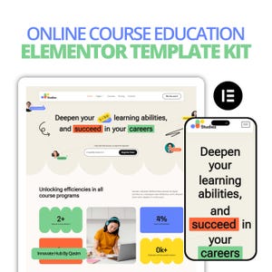 Online-Course-Education Elementor Template Kit | E-Lerning Coaching School Website