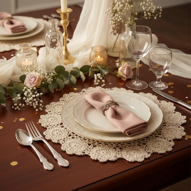 Doilies Charger Plates - Etsy UK