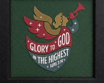 Angel with Trumpet Embroidery Design: Religious Christmas File (PES DST)