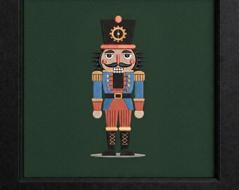 Nutcracker Embroidery Design | Christmas Holiday Machine Embroidery Pattern