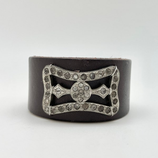 Vintage Leather Cuff AN779