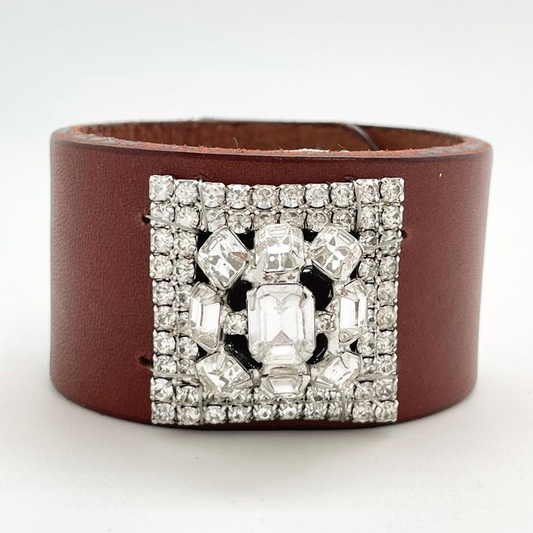 Vintage Leather Cuff AO638