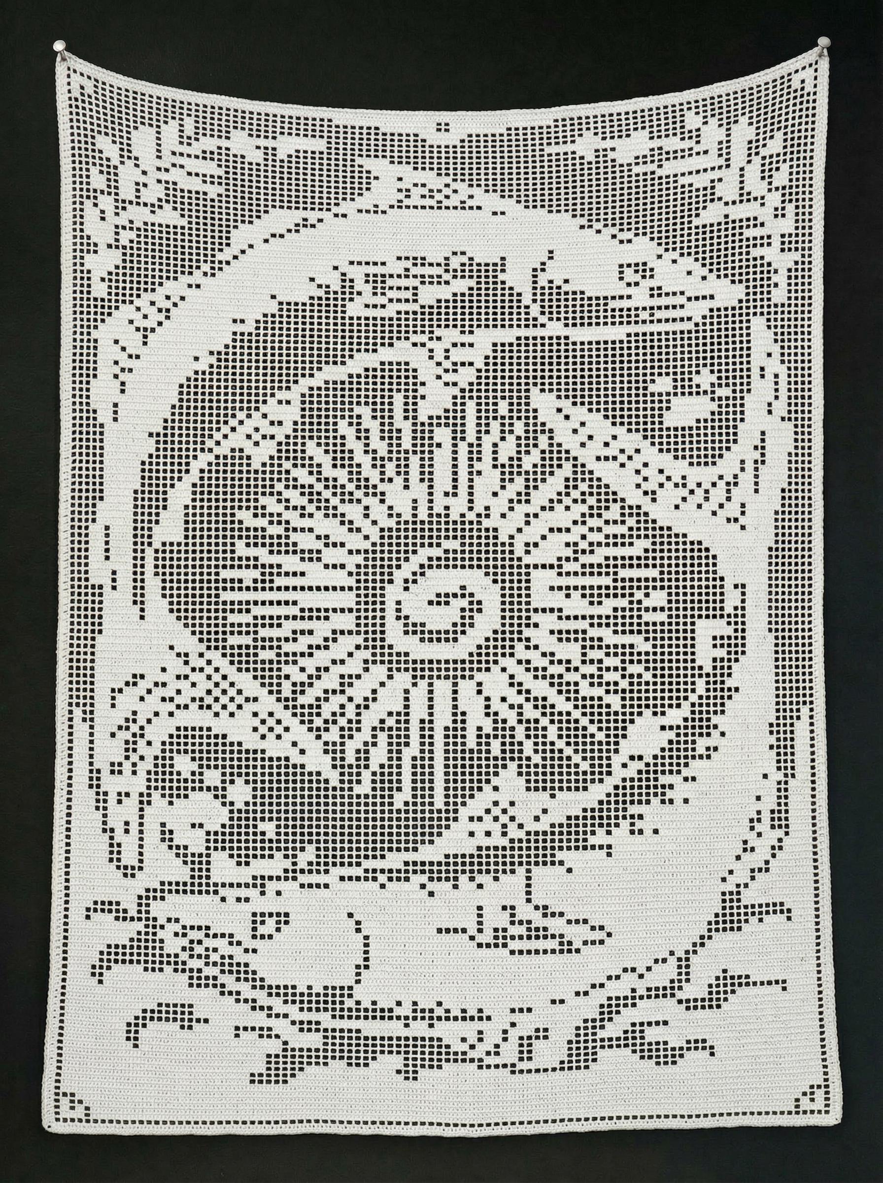 40 Filet Crochet Patterns to Try for Gifts, Decor, and Wearables 40 Filet Crochet 2 Fish