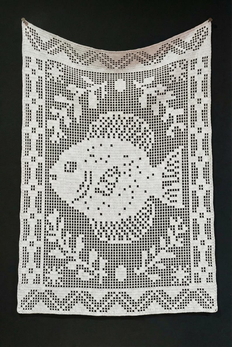 Filet Crochet Fish Pattern PDF | Digital Download - Etsy