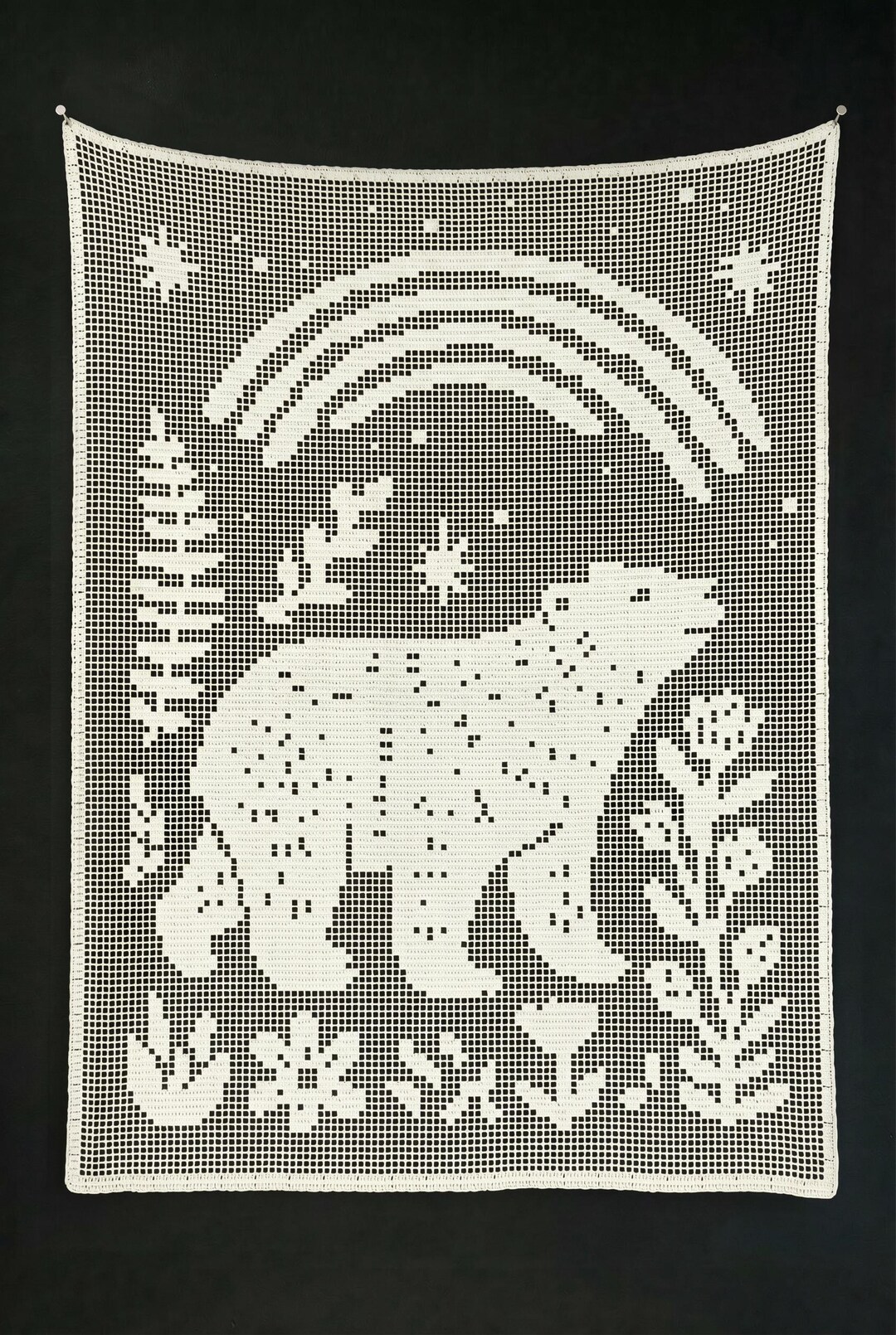 Filet Crochet Bear Pattern PDF | Digital Download - Etsy